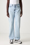 Carhartt WIP jeansy straight damskie niebieskie I031920