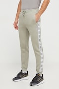 Guess pantaloni de trening culoarea verde, cu imprimeu