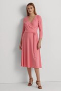Lauren Ralph Lauren sukienka kolor różowy mini rozkloszowana