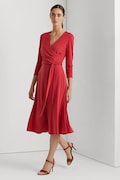 Lauren Ralph Lauren rochie culoarea rosu, mini, evazată, 250769904