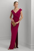 Lauren Ralph Lauren sukienka kolor różowy maxi prosta 253863940