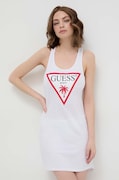 Bavlněné šaty Guess bílá barva, mini, E3GP03 JA914