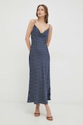 Guess rochie culoarea bleumarin, maxi, dreaptă