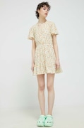 Billabong rochie culoarea galben, mini, evazată