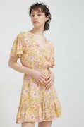 Billabong rochie culoarea galben, mini, evazată