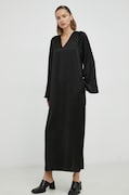 By Malene Birger rochie Brynn culoarea negru, maxi, dreaptă