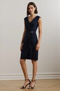 Lauren Ralph Lauren sukienka kolor granatowy mini prosta