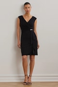 Lauren Ralph Lauren sukienka kolor czarny mini prosta