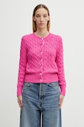 Polo Ralph Lauren kardigan bawełniany kolor różowy 211891643