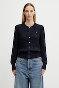 Polo Ralph Lauren kardigan bawełniany kolor granatowy 211891643