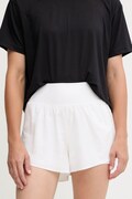 Under Armour szorty treningowe Flex kolor beżowy gładkie high waist 1376936