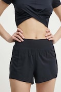 Under Armour pantaloni scurți de antrenament Flex culoarea negru, neted, high waist