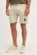 Alpha Industries szorty cargo męskie bawełniane z elastanem beżowe regular waist 186209
