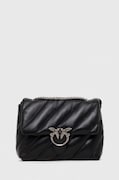 Pinko poseta de piele culoarea negru