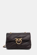 Pinko torebka crossbody damska skórzana bordowa 100038 A0F2