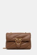 Pinko crossbody kabelka dámská kožená burgundská 100038 A0F2