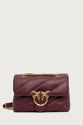 Pinko crossbody kabelka dámská kožená burgundská 100039 A0F2