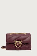 Pinko crossbody kabelka dámská kožená burgundská 100039 A0F2