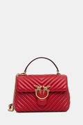 Pinko torebka crossbody damska skórzana czerwona 100044 A0GK