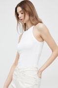 Polo Ralph Lauren top bawełniany kolor biały