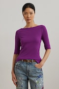 Lauren Ralph Lauren tricou femei, culoarea portocaliu, 200654963