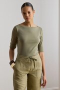 Lauren Ralph Lauren tričko dámské s bavlnou zelené 200654963