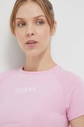 Футболка Guess жіночий колір рожевий