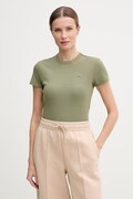 Lacoste T-shirt damski bawełniany zielony TF5538