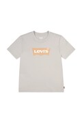 Levi's t-shirt bawełniany dziecięcy kolor beżowy z nadrukiem 8E8157