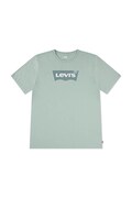 Levi's t-shirt bawełniany dziecięcy kolor zielony z nadrukiem 9E8157