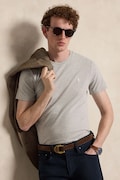 Polo Ralph Lauren T-shirt basic męski bawełniany szary 710671438