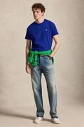 Polo Ralph Lauren T-shirt basic męski bawełniany fioletowy 710671438