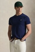 Polo Ralph Lauren t-shirt bawełniany męski kolor granatowy gładki 710671438