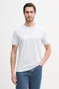 BOSS t-shirt bawełniany T-Shirt RN kolor niebieski wzorzysty 50491706
