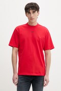 HUGO T-shirt męski bawełniany Dapolino czerwony 50488330