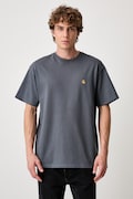 Carhartt WIP T-shirt bawełniany męski szary I026391