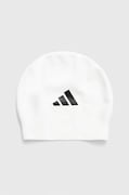 Шапка за плуване adidas Performance 3-Stripes в бяло IU1902