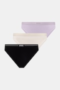 BOSS figi damskie z bawełną 3P BRIEF 3-pack beżowe 50510016