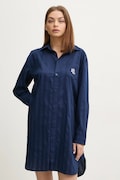 Lauren Ralph Lauren pamut hálóing fekete, pamut, ILN32305