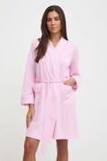 Бавовняний халат Lauren Ralph Lauren колір рожевий I814702
