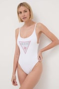 Guess costum de baie dintr-o bucată culoarea alb, cupa moale