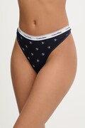 Calvin Klein Underwear tangá dámske bavlnené s elastanom tmavomodré 000QD5043E