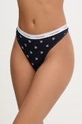 Calvin Klein Underwear tangá dámske bavlnené s elastanom tmavomodré 000QD5043E