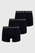 Boxerky Tommy Hilfiger 3-pak pánske,tmavomodrá farba,UM0UM03180