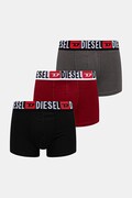 Diesel bokserki UMBX-DAMIEN-THREE PACK BOXERS 3-pack męskie kolor czerwony 00ST3V.0DDAI