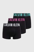 Calvin Klein Underwear боксерки мъжки от памук с еластан 3 броя черни 000NB3608A