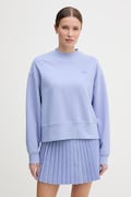 Lacoste bluza oversize damska z bawełną niebieska SF5614