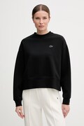 Lacoste bluza oversize damska z bawełną czarna SF5614