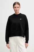 Lacoste bluza oversize damska z bawełną czarna SF5614
