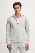 BOSS rozepínací mikina pánská bavlněná s elastanem Mix&Match Jacket Z šedá 50515307